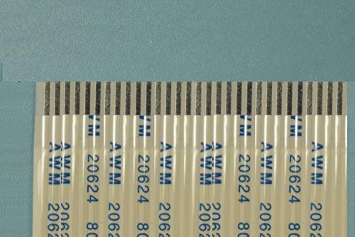 Gimax 100pcs FFC FPC Flexible Flat Cable 1.25 mm pitch 30 PIN 80 100 150 200 300 450 500 600 mm Same Contact Sides Type A Forward - (Color: Length 300mm)