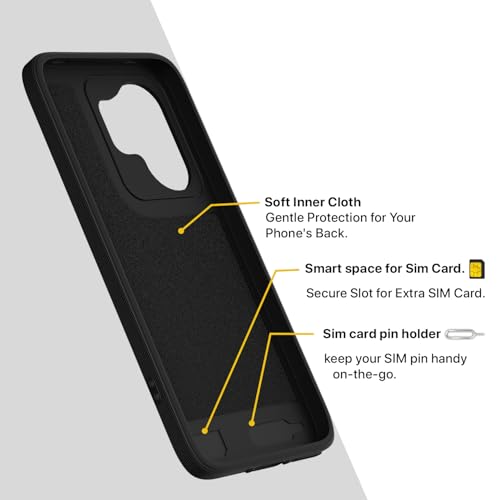 Image of Outlouders Back Cover for Vivo V60 5G / Vivo T4 Pro 5G Soft Matte Silicone Cover with Slim Fit | Mag-Safe Logo (Not Mag-Safe Compatible) | Shockproof | Camera Protection Bumper Case (Black)
