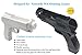 OSTENT Light Gun Pistole Schießen Sport Video Game Kompatibel für Nintendo Wii Remote Controller 2er Pack
