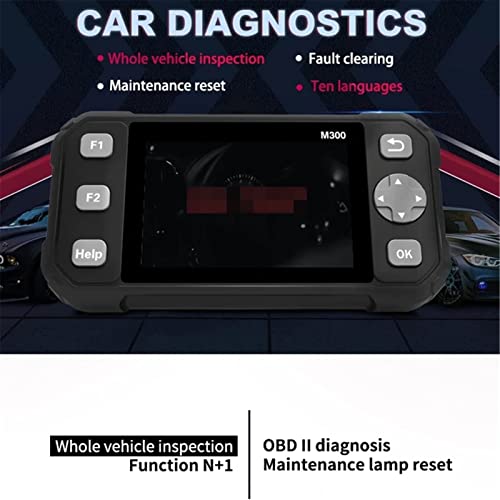 Escáner de diagnóstico OBD2 M300 lector de códigos de error de motor en 10 idiomas 3