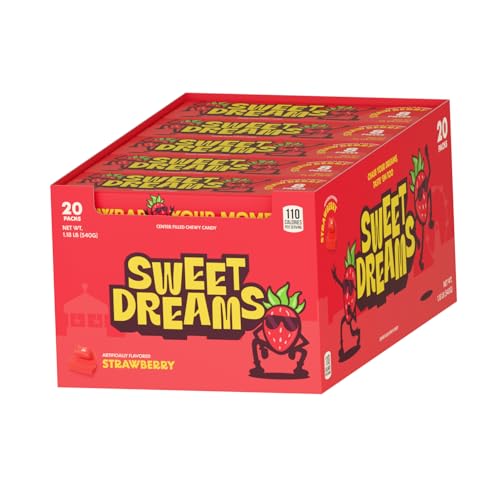 Dulces blandos masticables rellenos sabor fresa miniatura 1