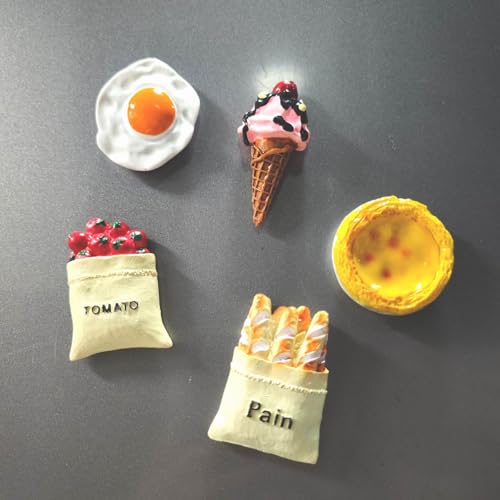 Set de 5 Imanes Decorativos 3D para Refrigerador miniatura 2