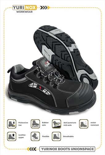 Half-Boots Unionspace - Composite Safety Toe - Puncture-Proof Kevlar Sole - Safety Utility Half-Boots for Construction and Warehouse2