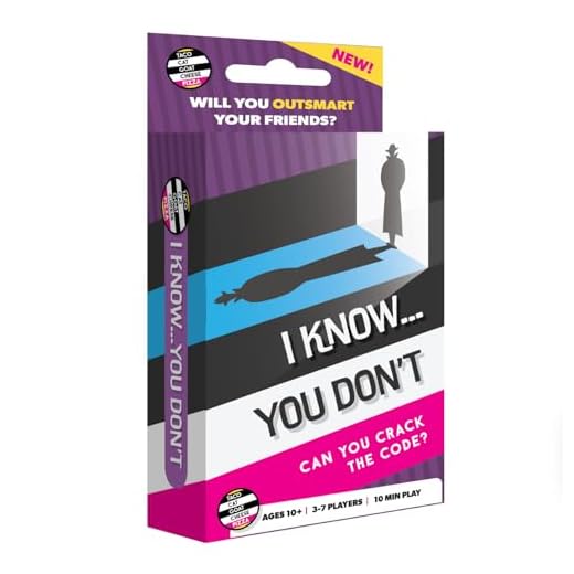 I know... You Don't Strategic Card Game for Family Game Night by Taco Cat Goat Cheese Pizza | Easy to Learn | Fast 10 Minute Rounds | Fun for Kids, Teens, and Adults | 3 - 7 Players