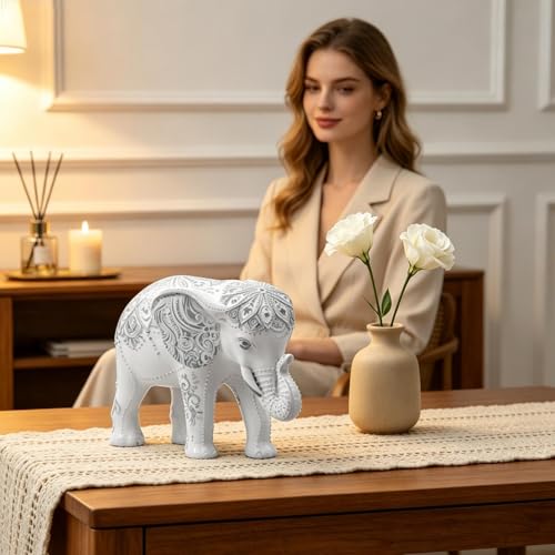Symbole de force d'éléphant, statue décorative pour harmoniser le foyer - 4