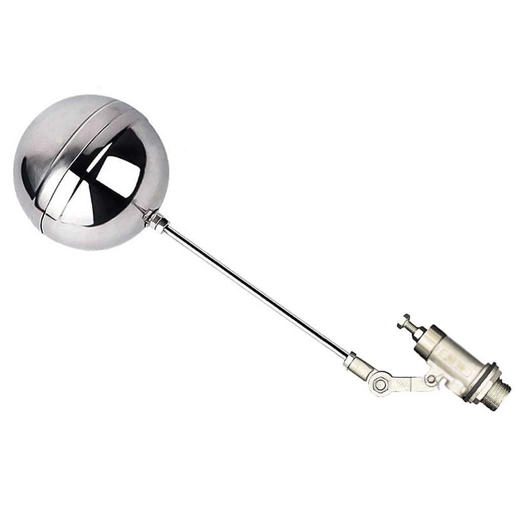 1 Válvula De Flotador De Tapa Ajustable Doble De Acero Inoxidable 304 De 1/2", 3/4", 1", 1-1/4", 1-1/2", 2", Válvula De Bola Flotante For Tanque De Agua(1")