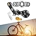 Zxpjkyu Single Speed Conversion Kit for Mountain Bikes with Wrench and Cassette, Black 16T