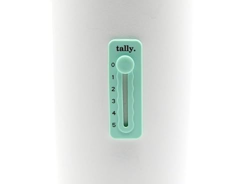 Tally 2.0 Silicone Hydration Drink Tracker (Adhesive Tracking Accessory adheres