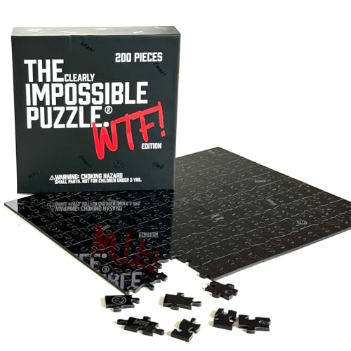 Image of CM Originals The Clearly Impossible Puzzle - 100, 200, 500, 1000 Piece Hard Puzzles for Adults - Cool, Difficult & Funny