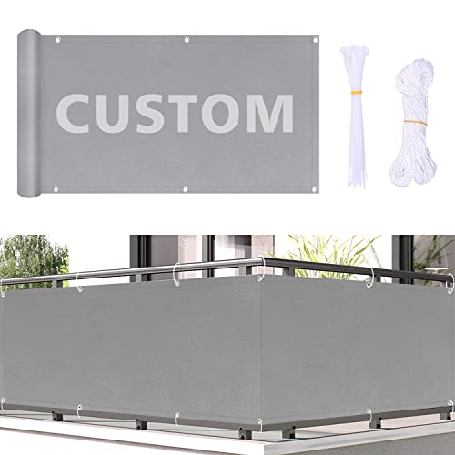 YangAera Benutzerdefinierte Balkonabdeckung Ohne Bohren, Balkonabdeckung...