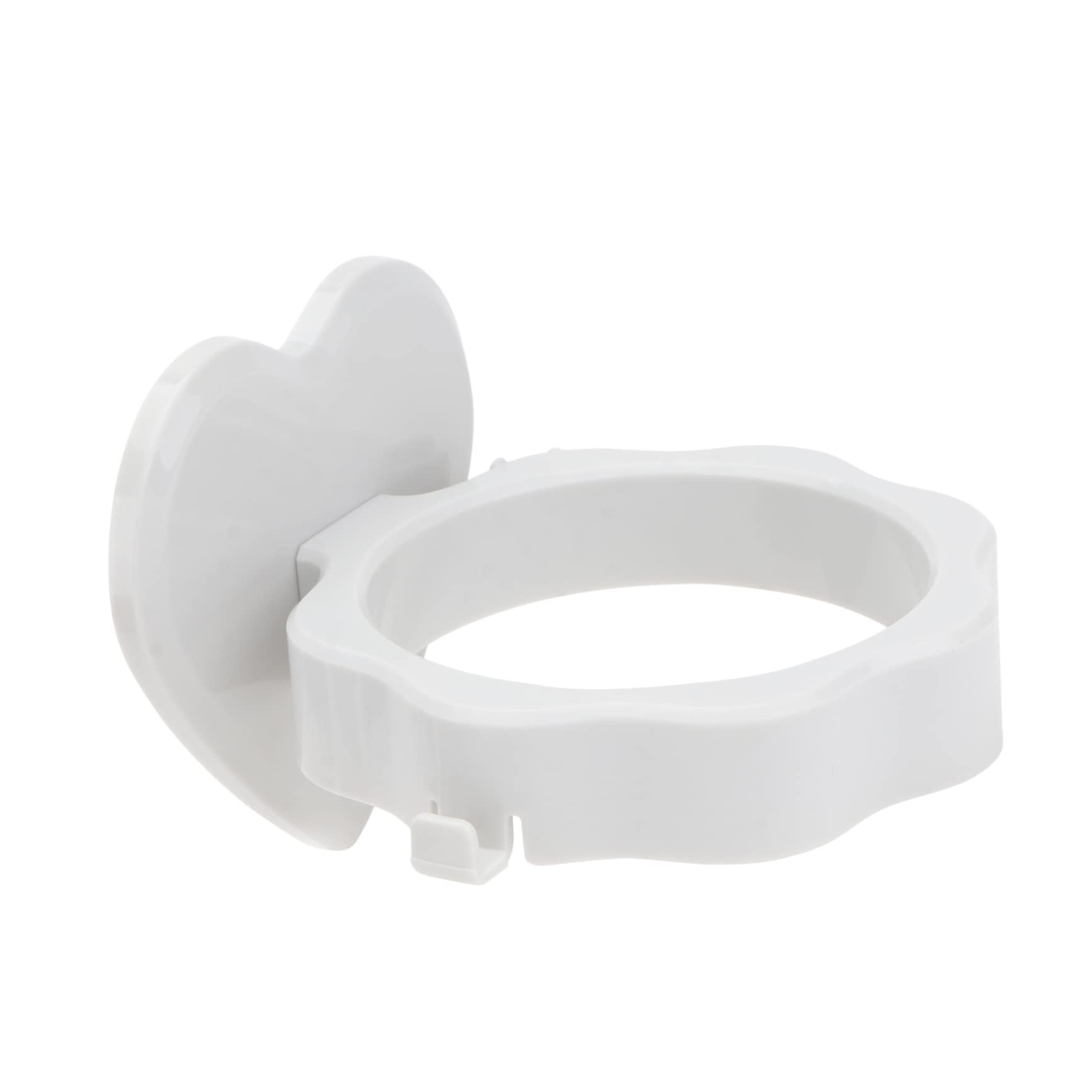 WOFASHPURET Universal Hair Dryer Storage Rack 2 -mounted Bracket Adhesive Bathroom Hanger for Smooth Surfaces