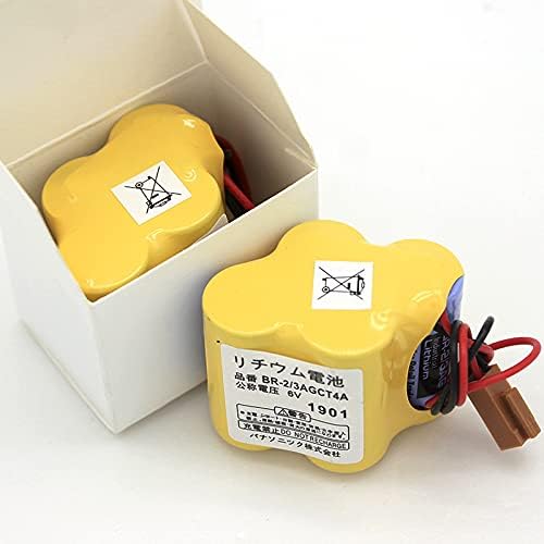 Miniatura 5 de 10 piezas BR-23AGCT4A 6V 4400mAh PLC batería para FANUC A98L-0031-0025 máquina CNC (enchufe marrón)
