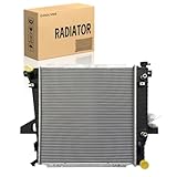 COOLYEE Aluminum Radiator with Transmission Oil Cooler for 1998-2001 Ford Ranger and 1998-2001 Mazda B2500,2.5L L4, Automatic Transmission, | OE Fit | Replace# F87ZDA, F87ZGA, 2172, CU2172