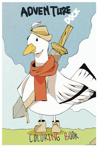 duck adventure in a fantasy world: children coloring book