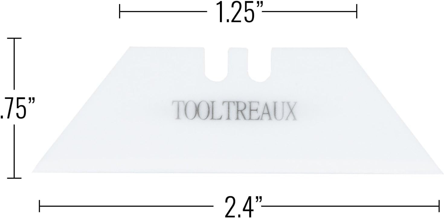 10-Pack Ceramic Box Cutter Utility Knife Replacement Blades