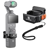 K&F Concept DJI OSMO Pocket 4 3 Multi-Functional Expansion case with Cold Shoe Mount, GoPro Connector, Action Connector, Arca Connector, 1/4" Connector, and Lanyard Hole; Includes Lanyard *1