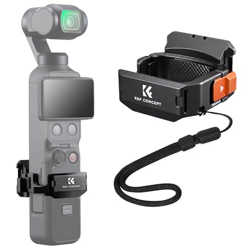 Image of K&F Concept DJI OSMO Pocket 4 3 Multi-Functional Expansion case with Cold Shoe Mount, GoPro Connector, Action Connector, Arca Connector, 1 /4 inch Connector, and Lanyard Hole; Includes Lanyard *1