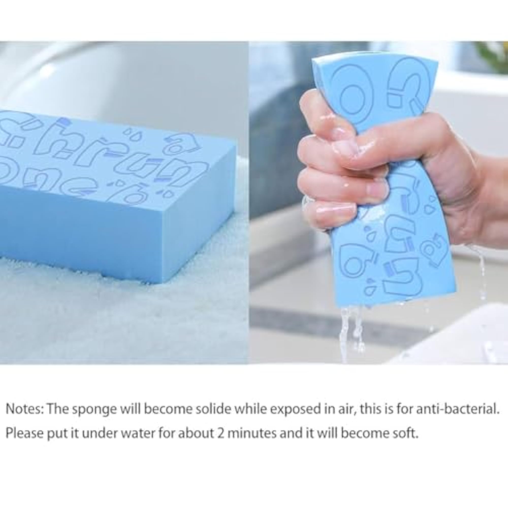 Pack of 2 Super Soft Bath Sponge Scrubber for Kids & Babies