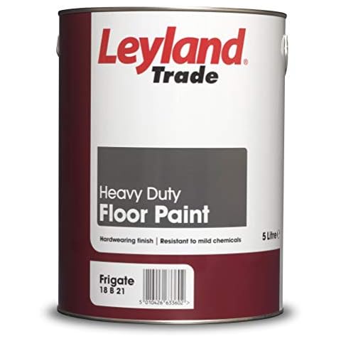 Leyland Trade 264615 Heavy Duty Floor Paint - Frigate 5L Cover