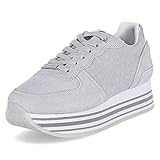  Mexx Sneaker Low EILA Größe 40 EU Grau (Grau)