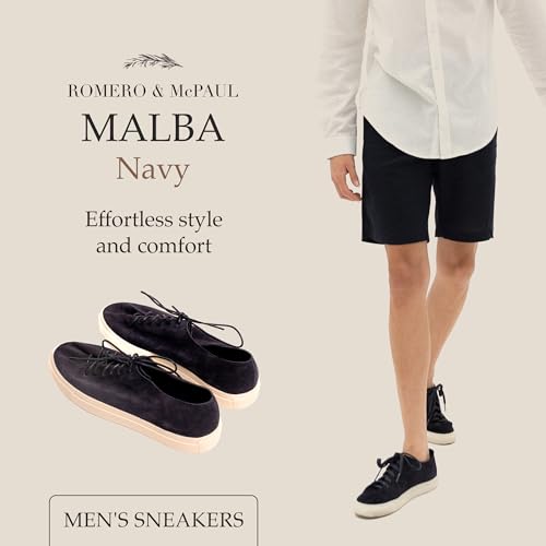 Mens Casual Sneakers Malba | Sneakers with Interchangeable Straps | Comfortable Shoes | Romero & MC Paul2