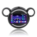 ASURE 2+64G Car Stereo Radio for Mini Cooper Clubman (2008 to 2014)/Countryman (2011 to 2016)/Paceman (2013 to 2016) – 9' HD Touchscreen, Wireless CarPlay/Android Auto,GPS, Android 14, DSP