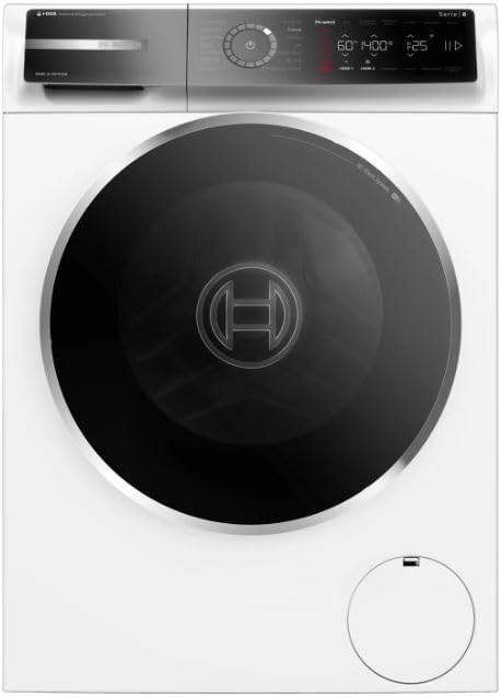 Bosch WGB254A1IT Serie 8 Lavadora Carga Frontal Capacidad 10kg 1400RPM Dosificación Automática i-DOS Iron Assist Home Connect Sistema Antimanchas Plus Blanco 60cm