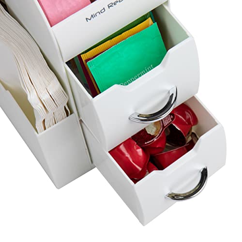 Mind Reader Cad01 Plastic, Coffee Condiment Organizer-White, 6 X 12 X 12 #TOP3