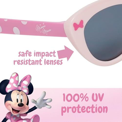 Minnie Mouse Official Baby Sunglasses | Disney Accessory with Carrying Case and Adjustable Strap | Safe UV 400 | Baby/Toddler3