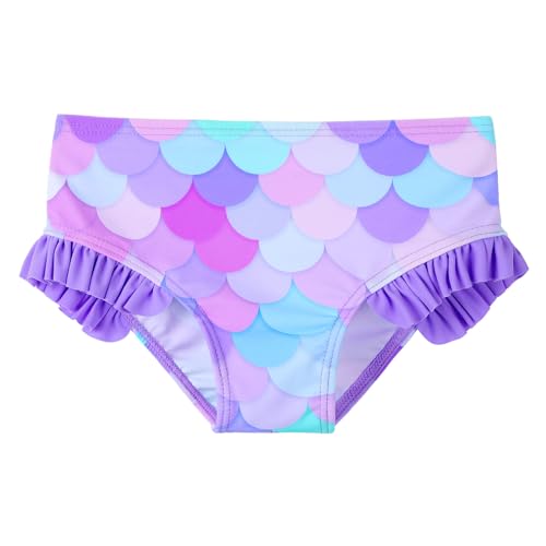 Girls 3-Piece Swimsuit Long Sleeve Rash Guard Set Tankini Bathing Suits Sun Protective UV 50+ Beach Swimwear 3-10 Years4