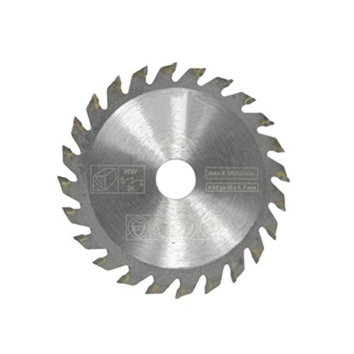 Preisvergleich Produktbild BIYI 36 / 24 Zähne TCT Kreissägeblatt Radscheiben TCT Legierung Holzbearbeitung Multifunktionale Sägeblatt Für Holz Metallschneiden 85x15 MM (Silber) ()