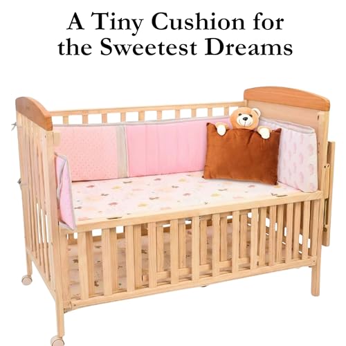 Image of Tickles Soft Teddy Cushion Stuffed Plush Pillow Toy for Kids Boy & Girls (Size: 33 cm Color: Brown)