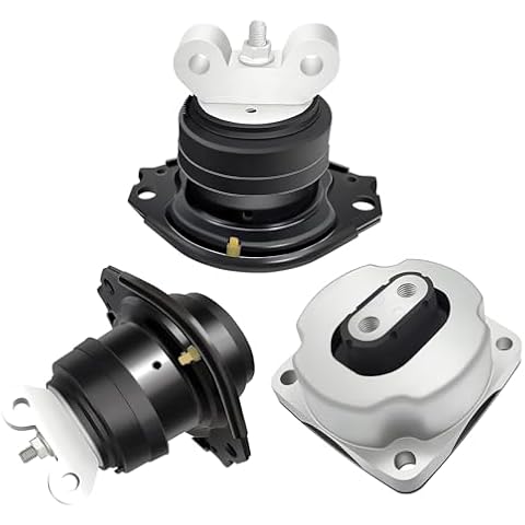 JkorKm A5522 Engine Motor & Transmission Mount Set Compatible with 2011-2022 Dodge Charger 2011-2022 Challenger & 2011-2022 Chrysler 300 3.6l 5.7l OEM A5388 EM-4150 EM-5587 4578061AC 4578061AD Cover