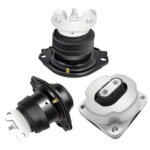 JkorKm A5522 Engine Motor & Transmission Mount Set Compatible with 2011-2022 Dodge Charger 2011-2022 Challenger & 2011-2022 Chrysler 300 3.6l 5.7l OEM A5388 EM-4150 EM-5587 4578061AC 4578061AD
