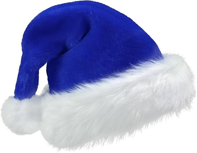 YOKIOU Chrismas Hat Adults Santa Hat for Men and Women