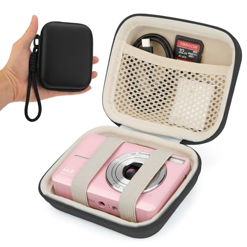 Funda rígida para cámara digital CVVD, negra, compacta miniatura 1