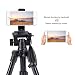ZOMEi Adaptador para Smartphone Selfie Stick trípode Ajustable, rotación Vertical y Horizontal,...
