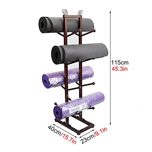 Support en métal à 4 niveaux durable pour tapis de yoga Slish - 4