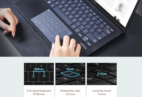 Asus 2022 Latest Zenbook 14" 2.8K Oled Business Laptop, 12Th Gen Intel Evo I5-1240P 12 Cores, 600 Nits 90Hz 100% Dci-P3, 18 Hrs Battery Life, Thunderbolt 4 (8Gb Ram | 256Gb Pcie Ssd) #TOP7
