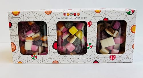 Natural Candy Shop Gift Box – 3 x 220g Jars of Classic Vegan Dolly Mixture