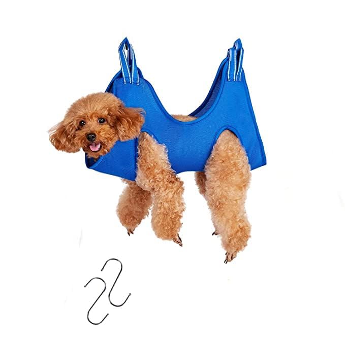CBEX Dog Pet Grooming Hammock,XXXL Dog Hanging Harness for Nail Clipping, Dog Trimming Cutting Hammock, Dog Sling Holder Helper for Extra Large Dogs,Dog Grooming Restraint Bag for Claw Care-image-12