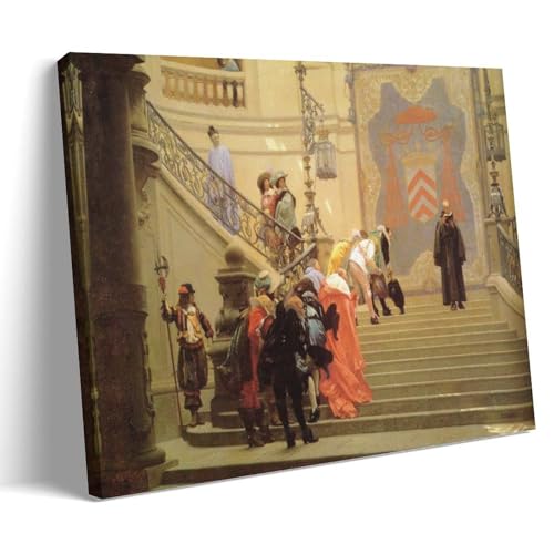 Toile L'Éminence Grise de Gérôme au format 50 x 75 cm avec finition premium