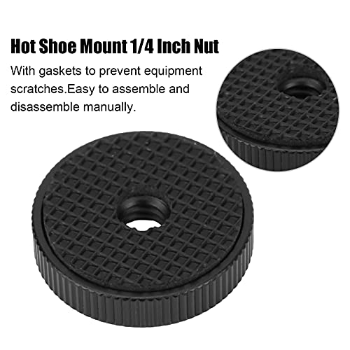 Hot Shoe Mount Metall 1/4 Zoll Gewinde Schraube Mutter Mount Adapter für Blitzfotografie