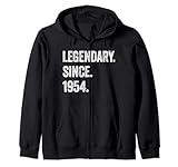 legendary since 1954 70° compleanno felpa con cappuccio
