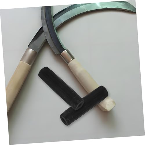 SOLUSTRE 10pcs Rubber Handle Covers for Garden Tools Protective Sleeves for Hoe and Rake Handles Comfortable to Install Rubber Material