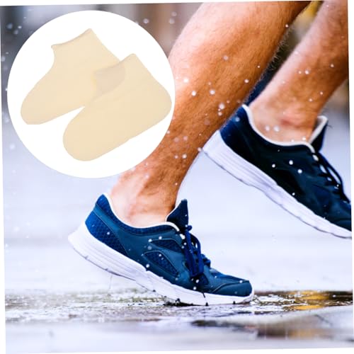 3 pares de fundas para zapatos impermeables de látex para lluvia, para hombres y mujeres, para deportes al aire libre, senderismo y camping miniatura 4