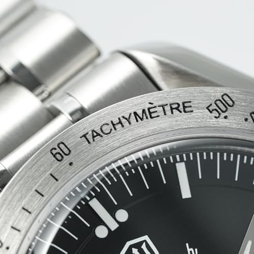 Image of watchdives WD1863 Men Chronograph Watch Japan VK63 Quartz Sports Watches 40mm Bubble Sapphire Crystal Wristwatch 100M Dive Watch