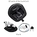 Truck Tool Box Latch Replacement, Zinc Alloy Whale Tail Toolbox Locks Paddle Lock Replacement T Handle with Keys for Truck, RV, Motorhome,Trailer Box (Black)