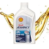 Shell Advance 4T AX6 10W-40 – Óleo Lubrificante para Moto 4 Tempos | Fluidez na Partida a Frio e Proteção em Altas Temperaturas | 1 L