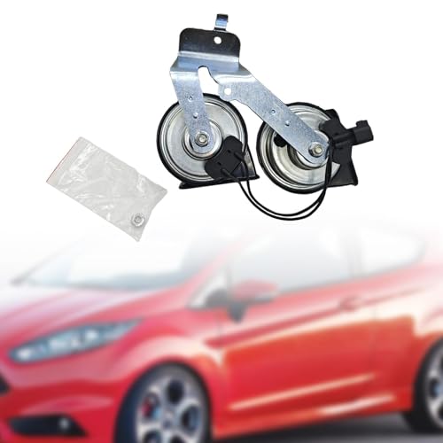 MagiDeal Dual High Low Note Electronic Horn Metal CJ5Z-13832-a High Performance Accessory Sturdy Easy Installation Spare Parts Replace